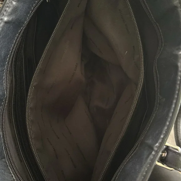 MK Purple Hologram Voyager Tote